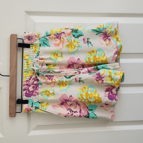 Who What Wear matching floral set sweatshirt S and shorts XS - Picture 7 of 9